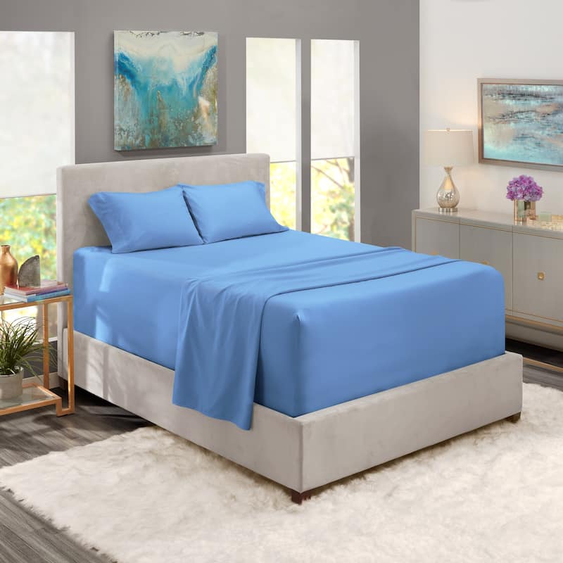 Nestl Extra Deep Pocket Sheet Set - Calm Blue - California King
