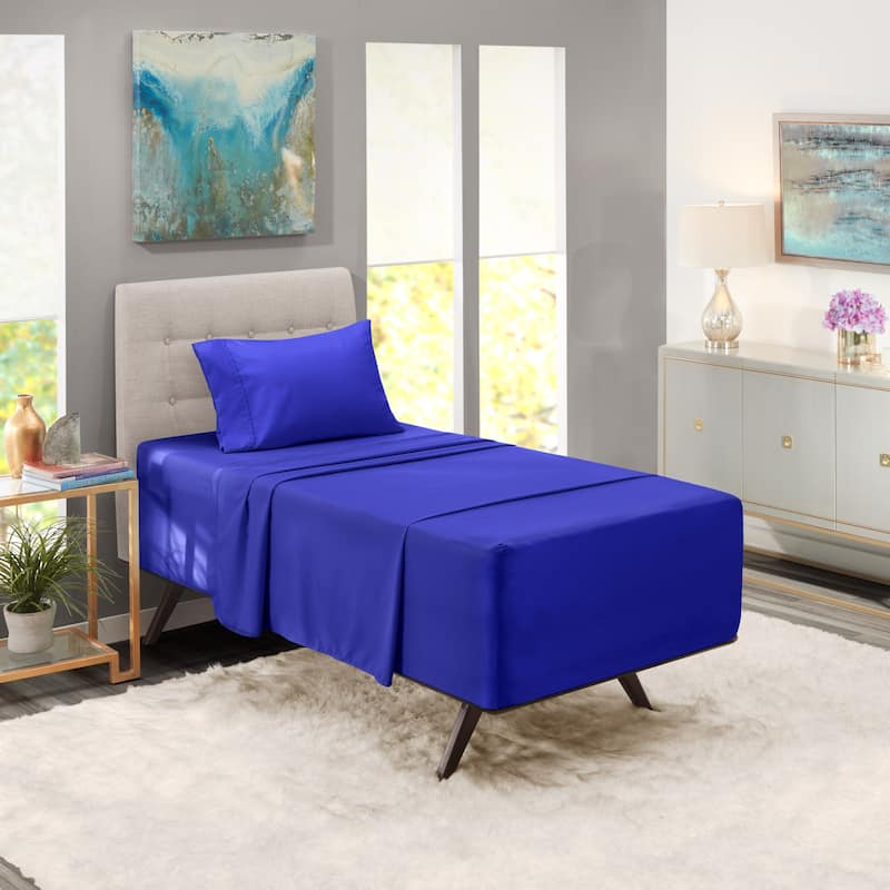 Nestl Extra Deep Pocket Sheet Set - Royal Blue - Twin XL
