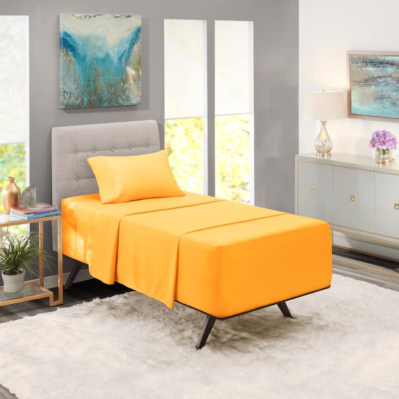 Nestl Extra Deep Pocket Sheet Set - Yellow - Twin