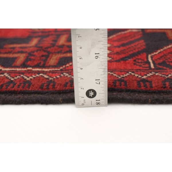 Hand-knotted Finest Khal Mohammadi Red Wool Rug - Bed Bath & Beyond ...