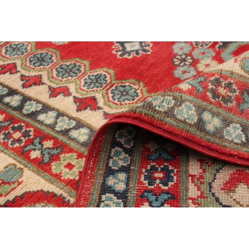 Hand-knotted Finest Gazni Red Wool Rug - Bed Bath & Beyond - 31120268