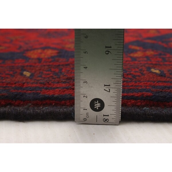 Hand-knotted Finest Khal Mohammadi Red Wool Rug