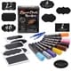 preview thumbnail 1 of 5, 12 Pack Erasable Liquid Chalk Chalkboard Markers, with Labels Replacement Tips