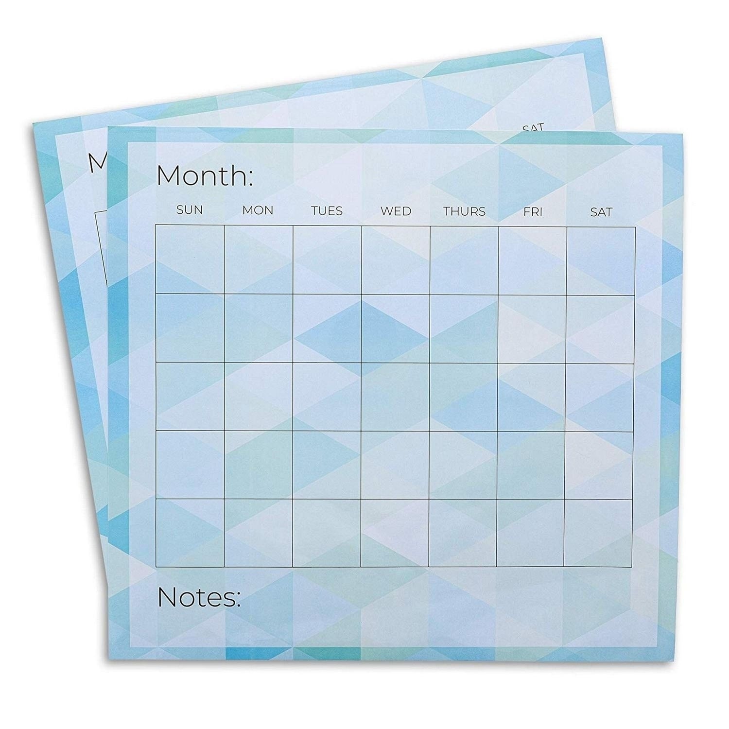 Martha Stewart Premium Acrylic Monthly Wall Calendar and Notes Board - Clear/Gold