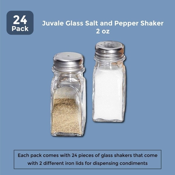 glass salt and pepper