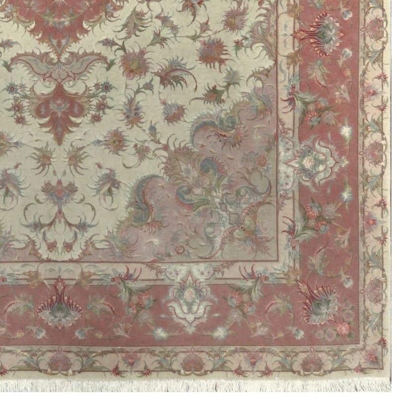 Handmade One-of-a-Kind Tabriz Wool & Silk Rug (Iran) - 6'8 x 9'10