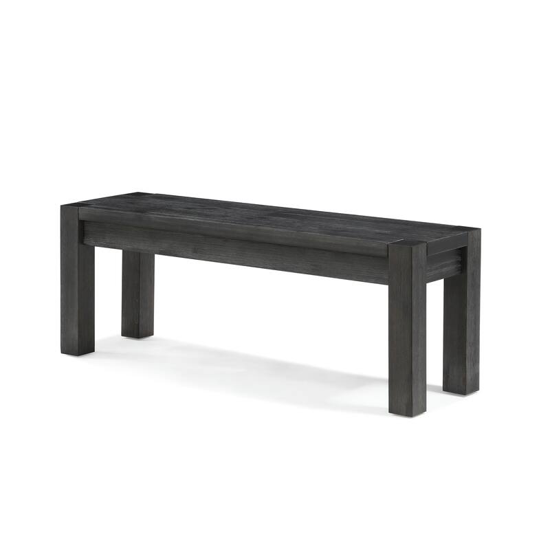 Meadow Solid Wood Bench in Graphite