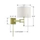 preview thumbnail 5 of 17, Marshall 1-light Wall Sconce