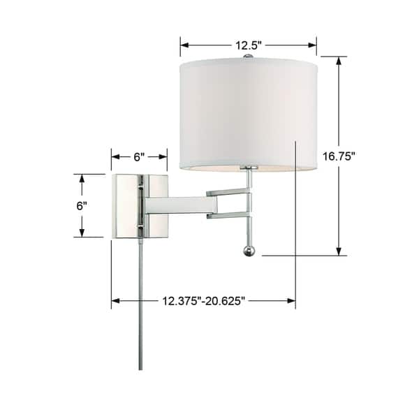 dimension image slide 0 of 3, Marshall 1-light Wall Sconce