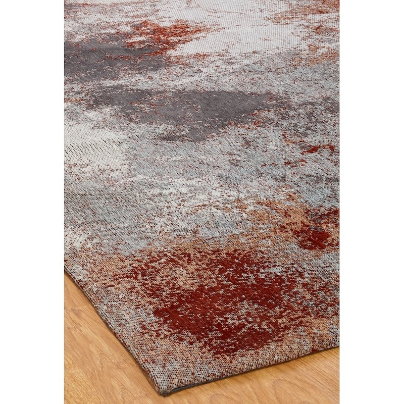 Zinc / Rust Area Rug
