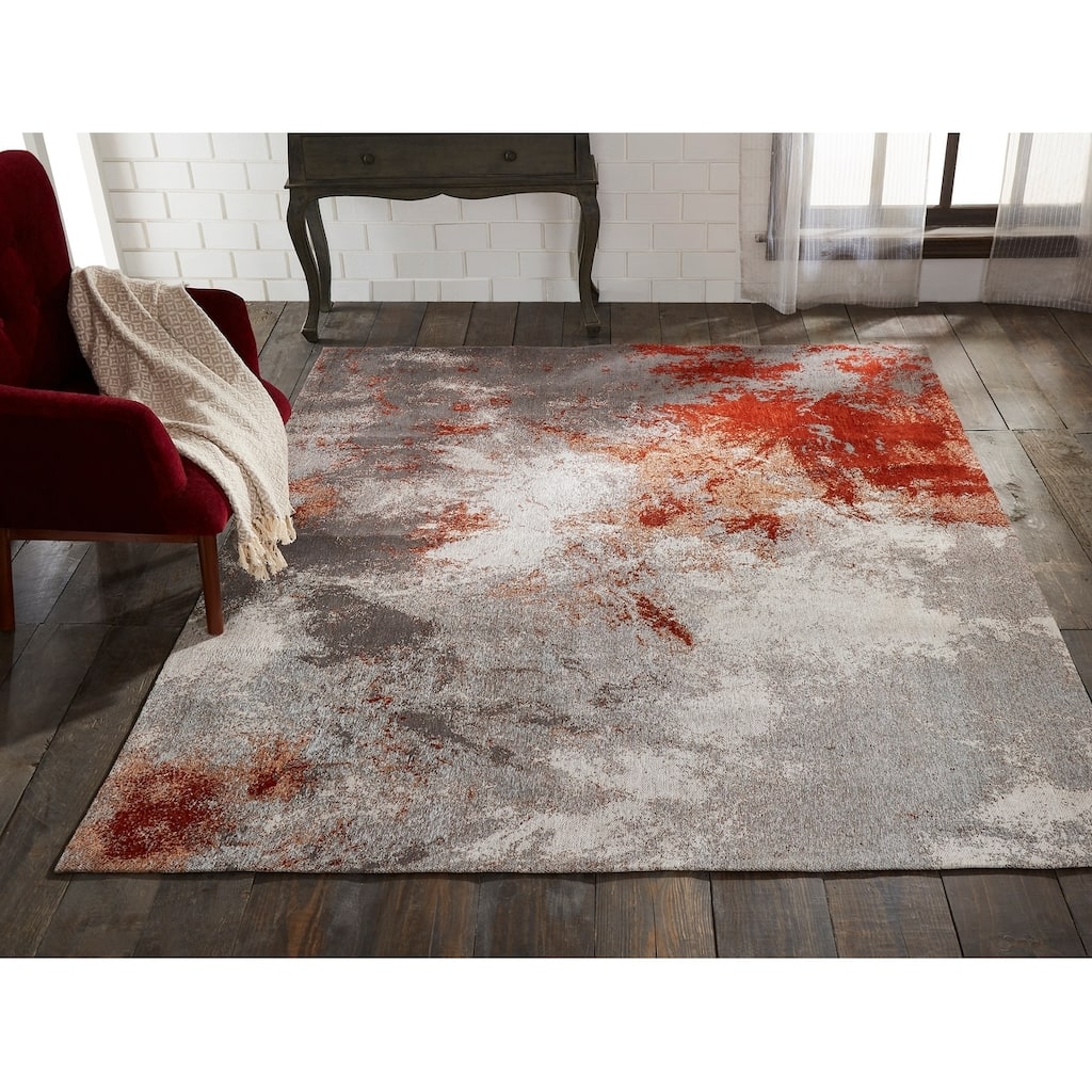 Zinc / Rust Area Rug