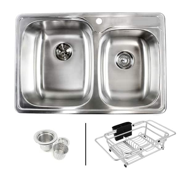 Dish Rack Kitchen Cabinet - Stainless Steel - 31-1/2 inch