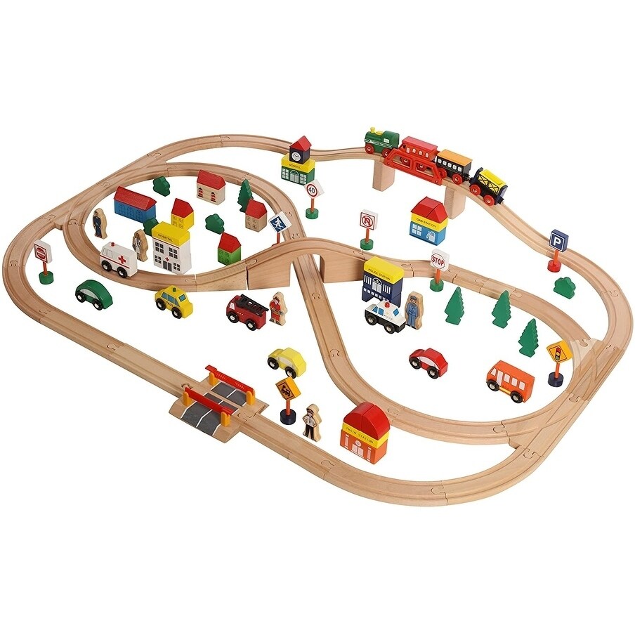 100 piece train set