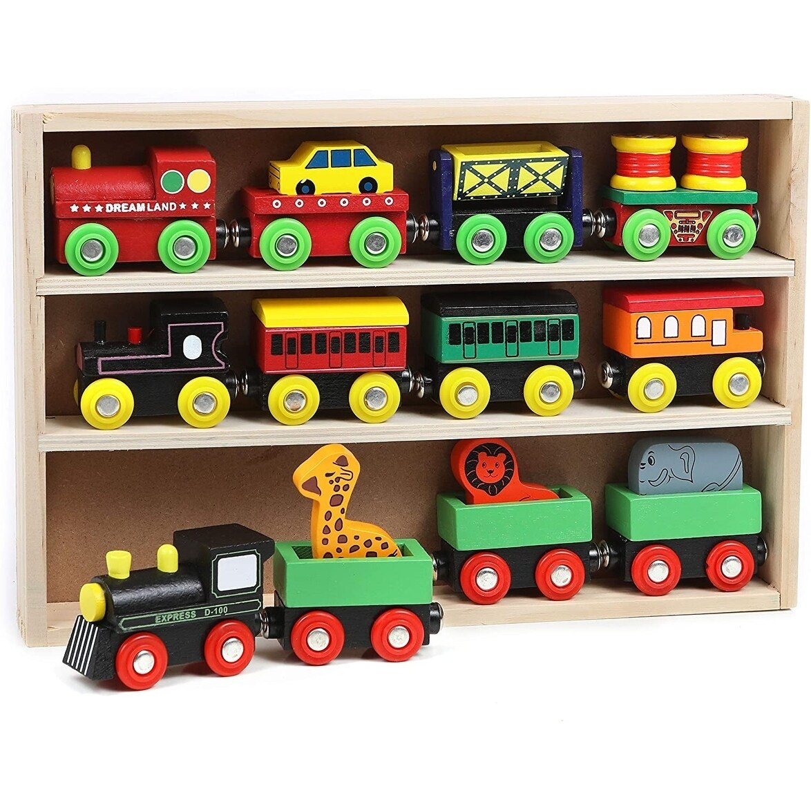 wooden tracks for cars