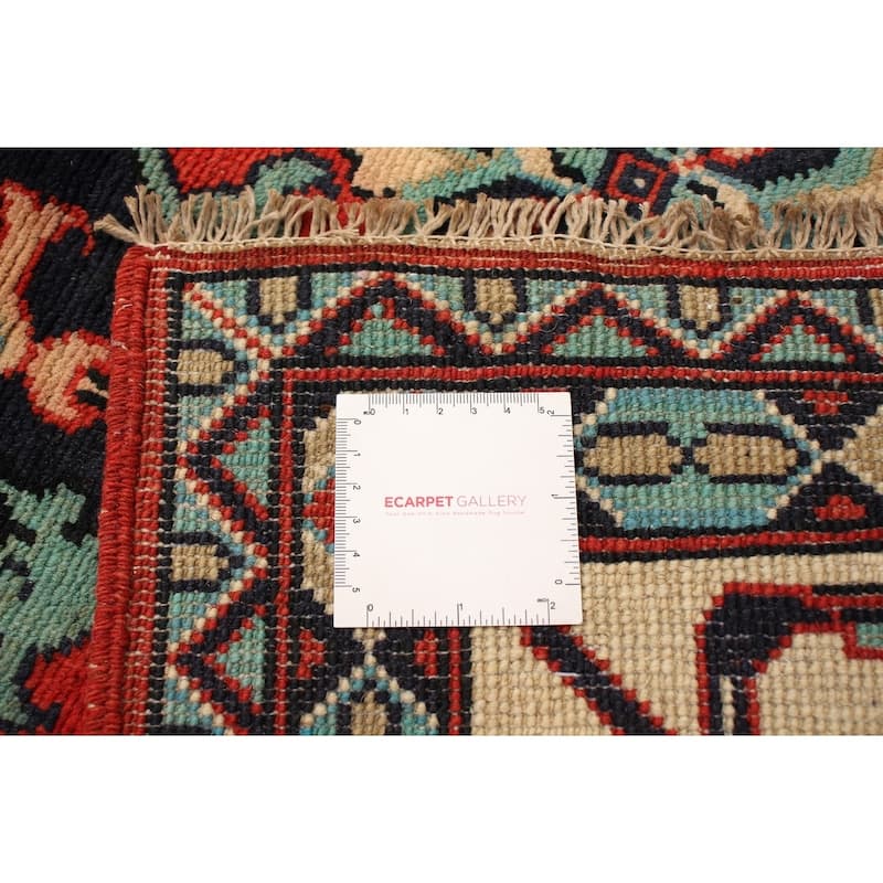 Hand-knotted Finest Gazni Red Wool Rug - 6'9" x 10'1"/6'9 x 10'1
