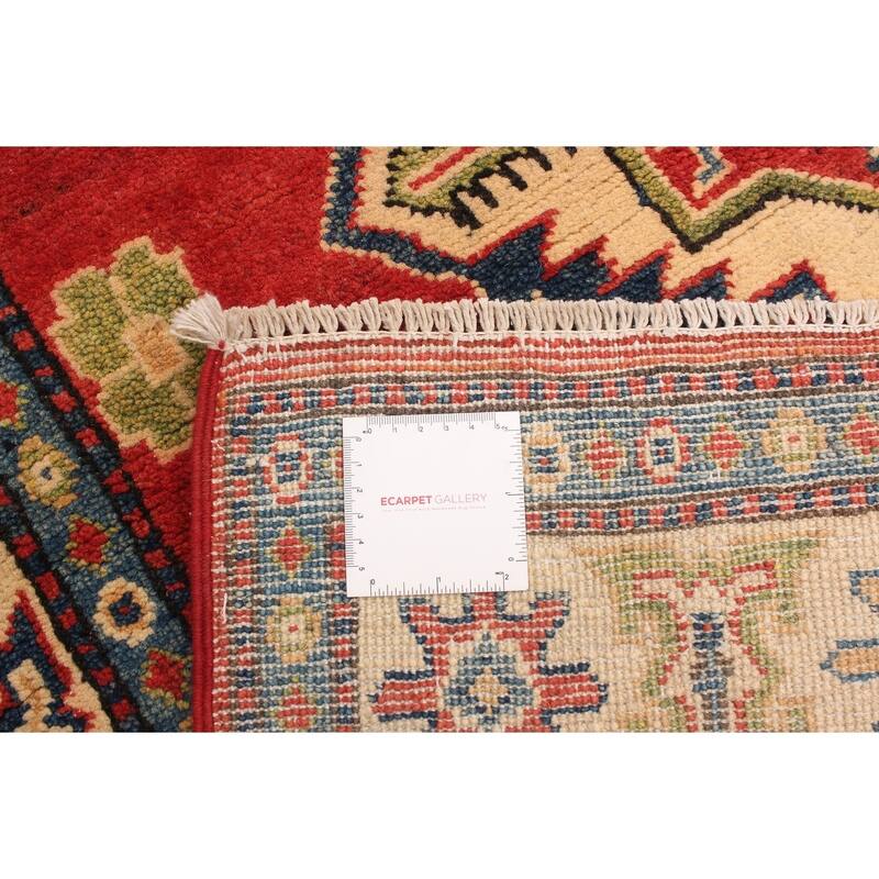 Hand-knotted Finest Gazni Copper, Cream Wool Rug - 3'9" x 6'4"/3'9 x 6'4