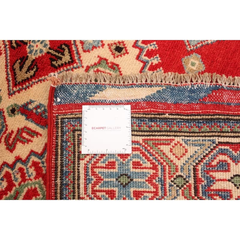 Hand-knotted Finest Gazni Copper, Cream Wool Rug - 3'9" x 5'11"/3'9 x 5'11