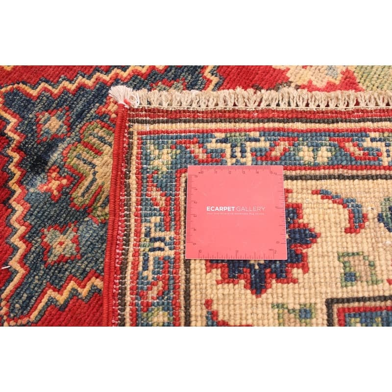 Hand-knotted Finest Gazni Red Wool Rug - 2'9" x 9'8" Runner/2'9 x 9'8
