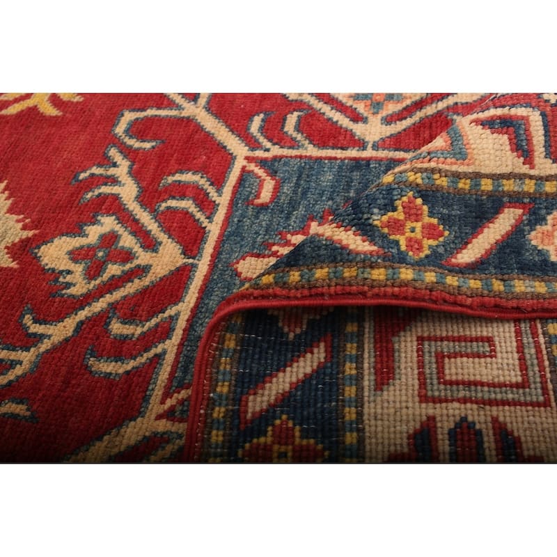 Hand-knotted Finest Gazni Copper, Cream Wool Rug - 4'0 x 6'2/4'0" x 6'2"