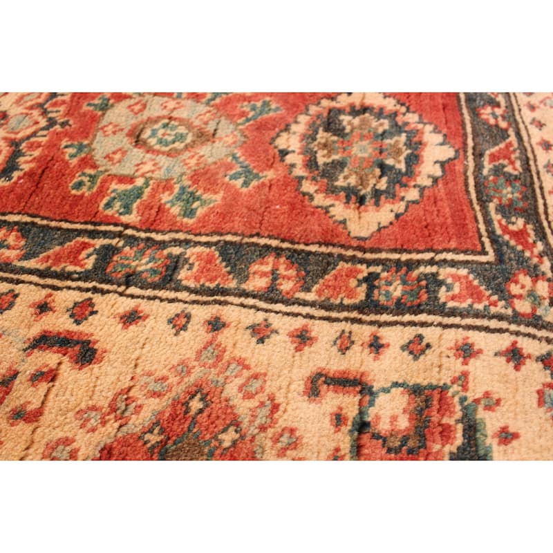 Hand-knotted Finest Gazni Red Wool Rug - 4'11" x 6'3"/4'11 x 6'3