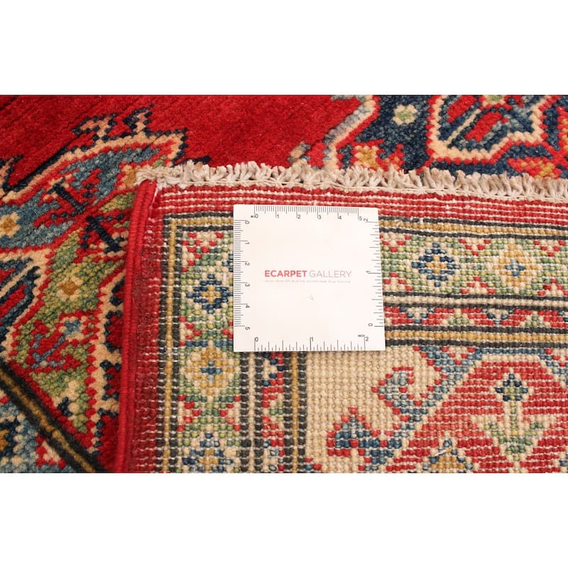Hand-knotted Finest Gazni Red Wool Rug - 4'11 x 6'6/4'11" x 6'6"