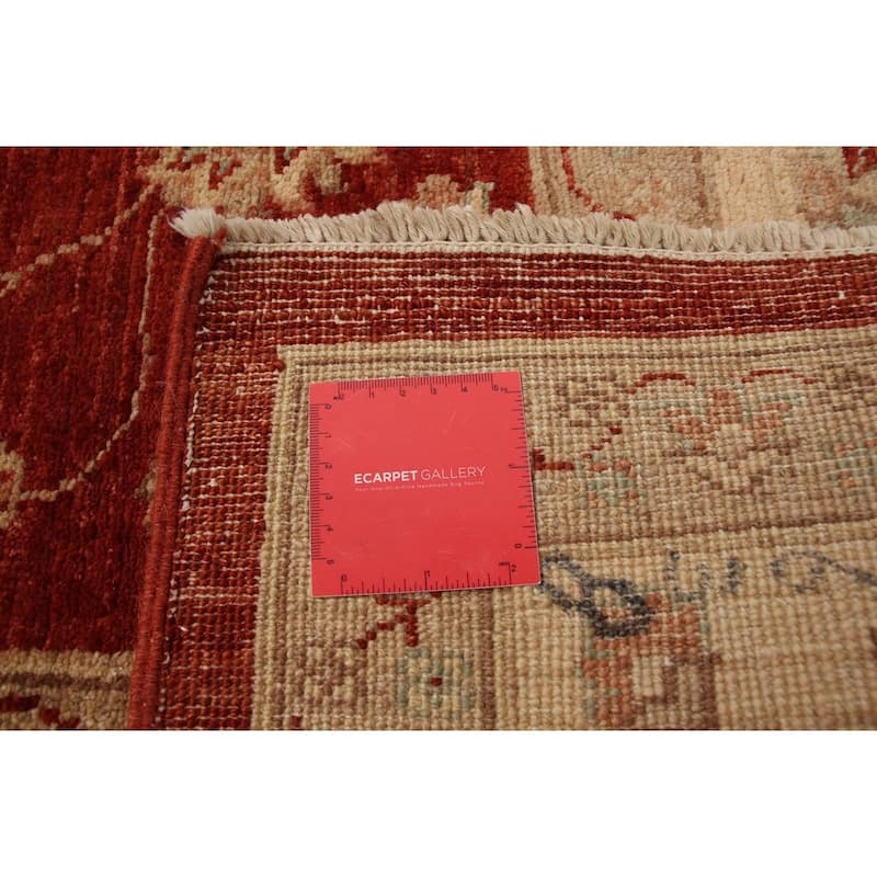 Hand-knotted Chobi Finest Burgundy Wool Rug - 8'3" x 10'0"/8'3 x 10'0