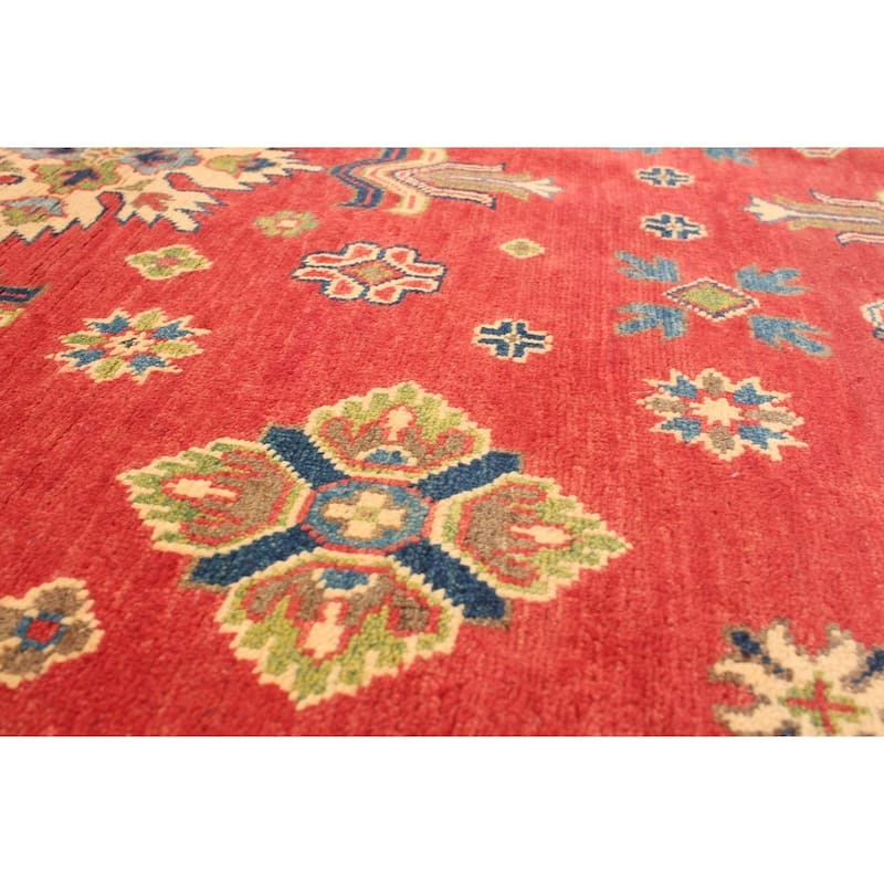Hand-knotted Finest Gazni Copper, Cream Wool Rug - 5'1 x 6'6/5'1" x 6'6"
