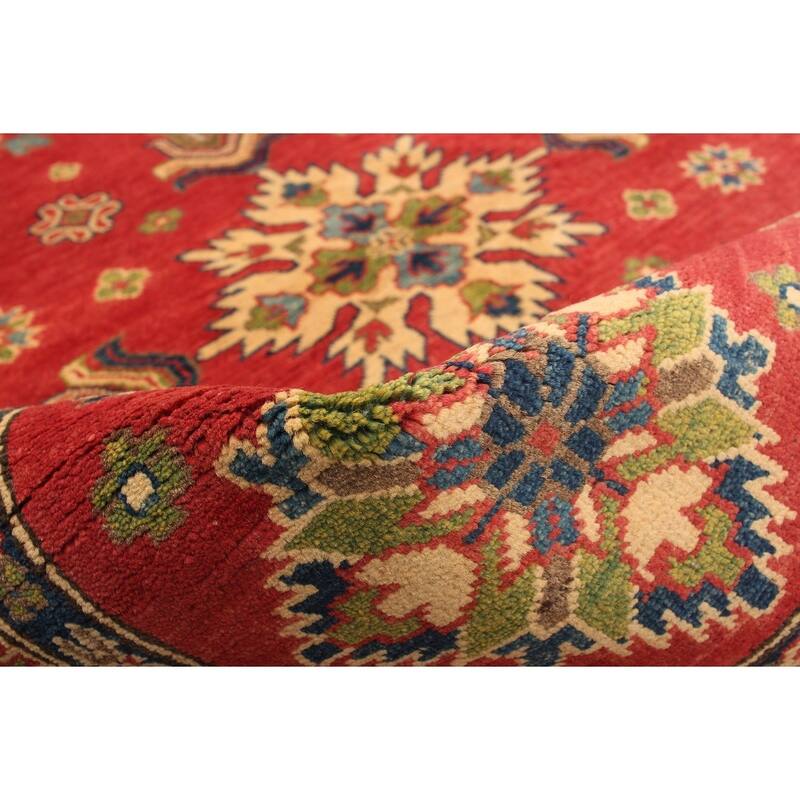 Hand-knotted Finest Gazni Copper, Cream Wool Rug - 5'1 x 6'6/5'1" x 6'6"