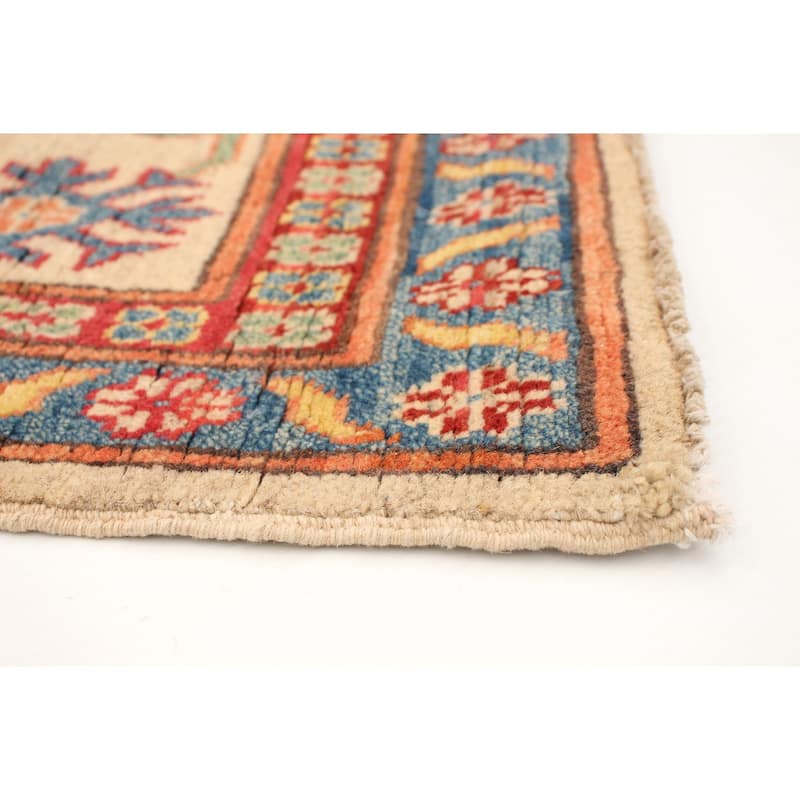 Hand-knotted Finest Gazni Red Wool Rug - 6'2" x 9'4"/6'2 x 9'4