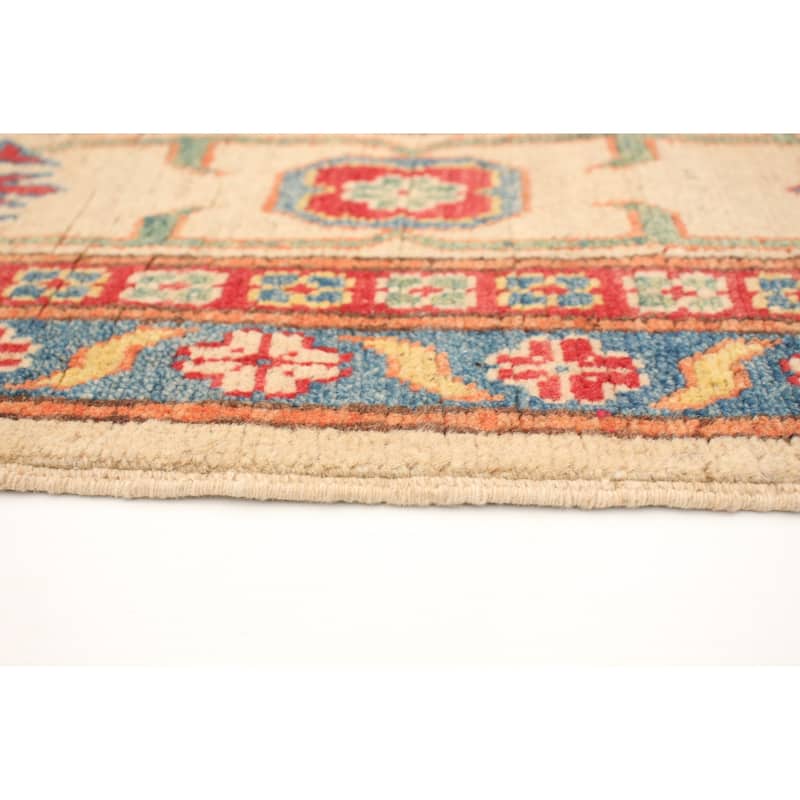 Hand-knotted Finest Gazni Red Wool Rug - 6'2" x 9'4"/6'2 x 9'4
