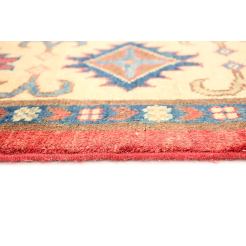 Hand-knotted Finest Gazni Red Wool Rug - 6'3" x 9'9"/6'3 x 9'9