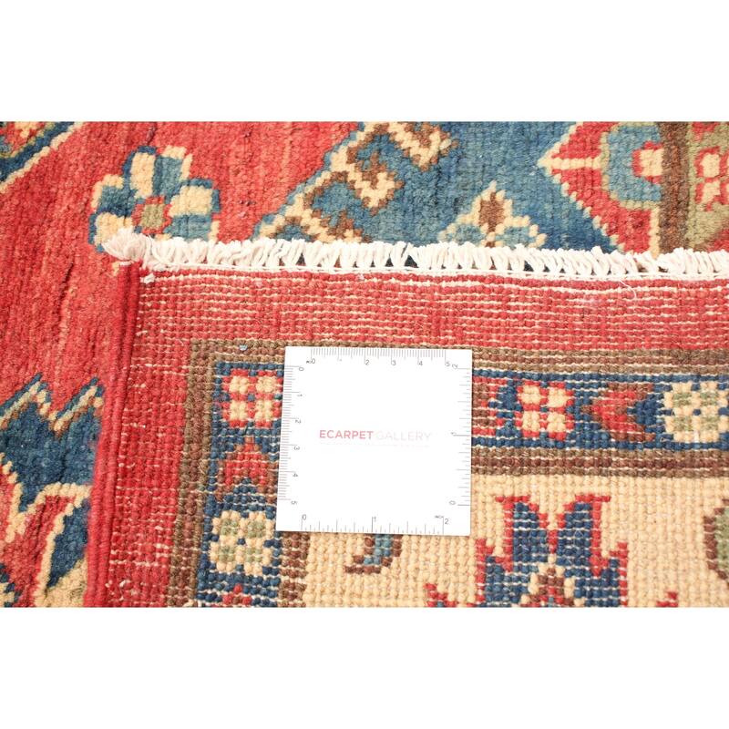 Hand-knotted Finest Gazni Red Wool Rug - 6'3" x 9'9"/6'3 x 9'9