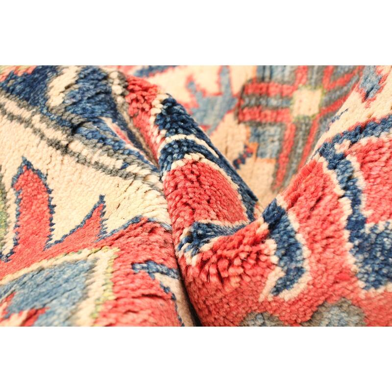 Hand-knotted Finest Gazni Red Wool Rug - 6'6 x 9'8/6'6" x 9'8"