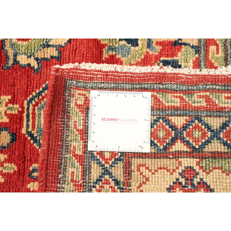 Hand-knotted Finest Gazni Red Wool Rug - 6'8 x 10'3/6'8" x 10'3"
