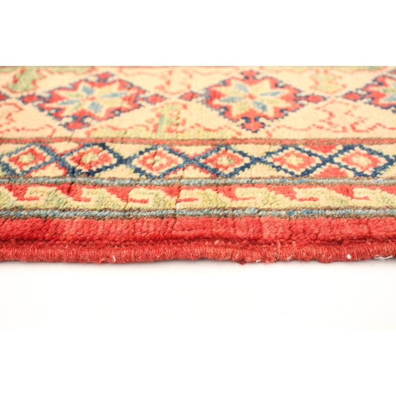 Hand-knotted Finest Gazni Red Wool Rug - 6'8 x 10'3/6'8" x 10'3"
