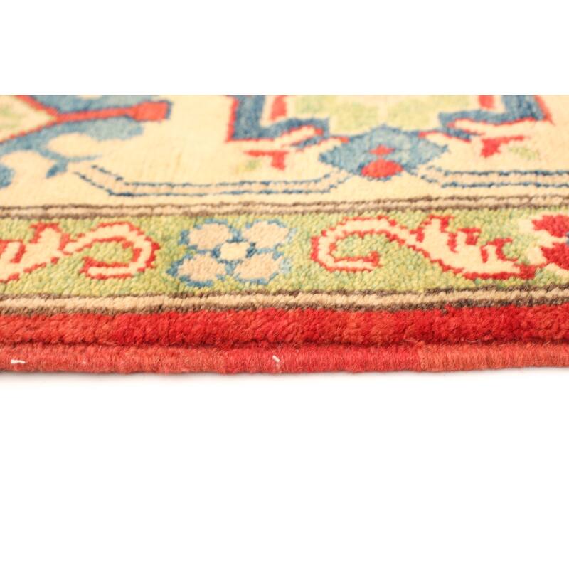 Hand-knotted Finest Gazni Red Wool Rug - 5'11 x 8'0/5'11" x 8'0"