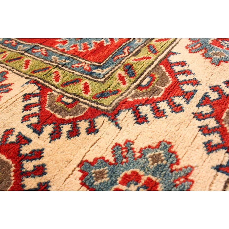Hand-knotted Finest Gazni Copper Wool Rug - 5'1" x 6'10"/5'1 x 6'10