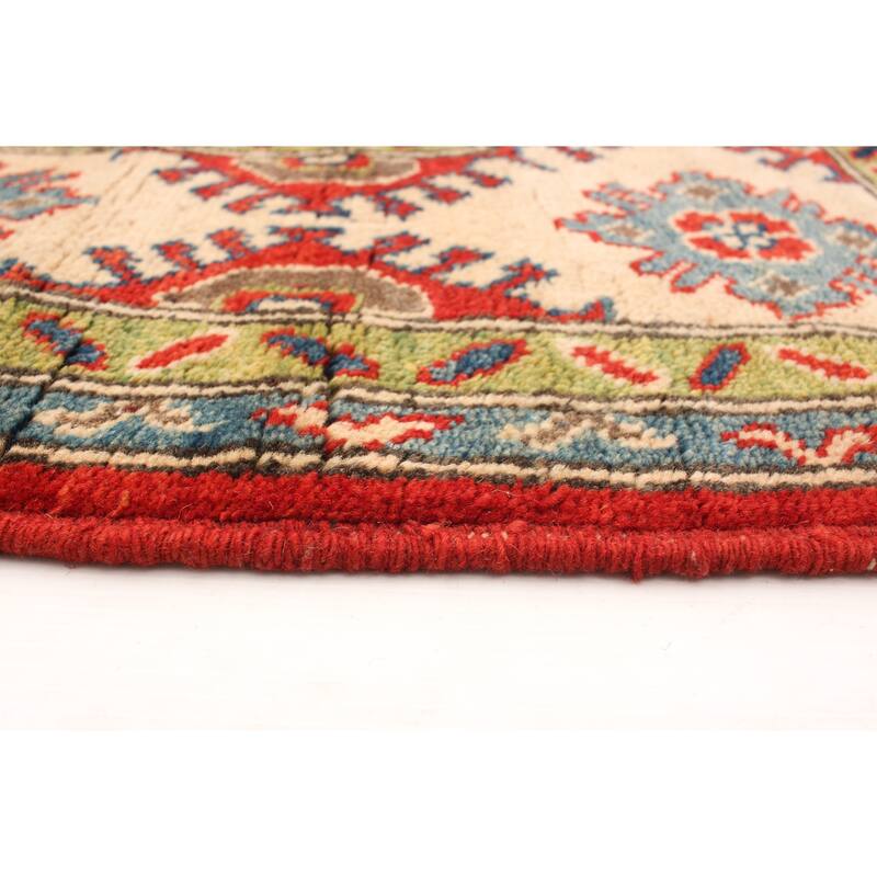 Hand-knotted Finest Gazni Copper Wool Rug - 5'1" x 6'10"/5'1 x 6'10