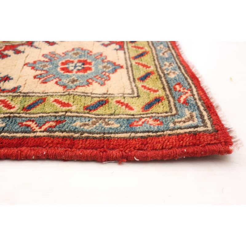 Hand-knotted Finest Gazni Copper Wool Rug - 5'1" x 6'10"/5'1 x 6'10
