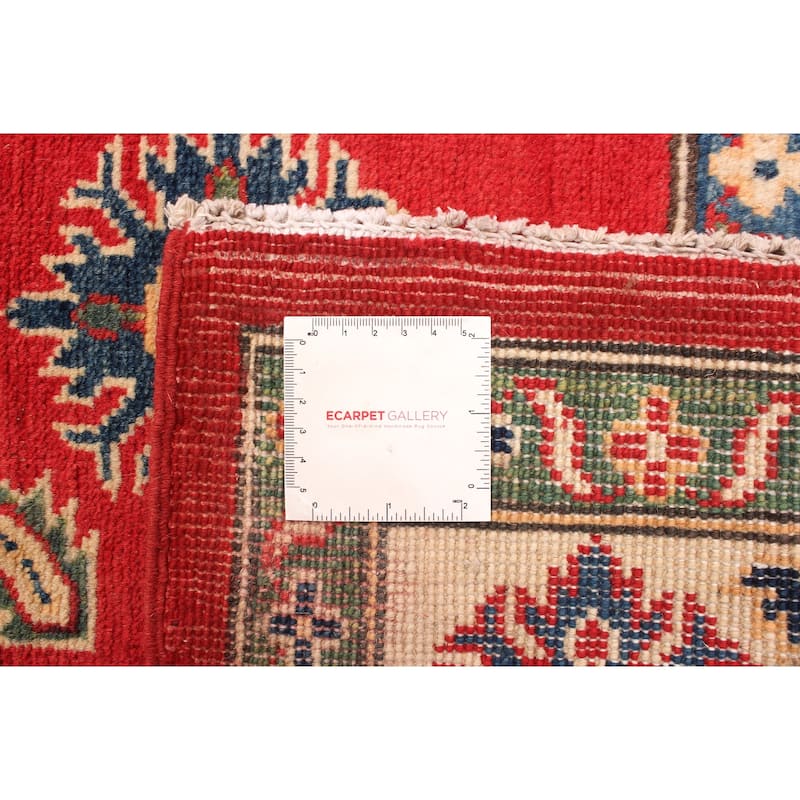 Hand-knotted Finest Gazni Red Wool Rug - 4'11 x 6'11/4'11" x 6'11"