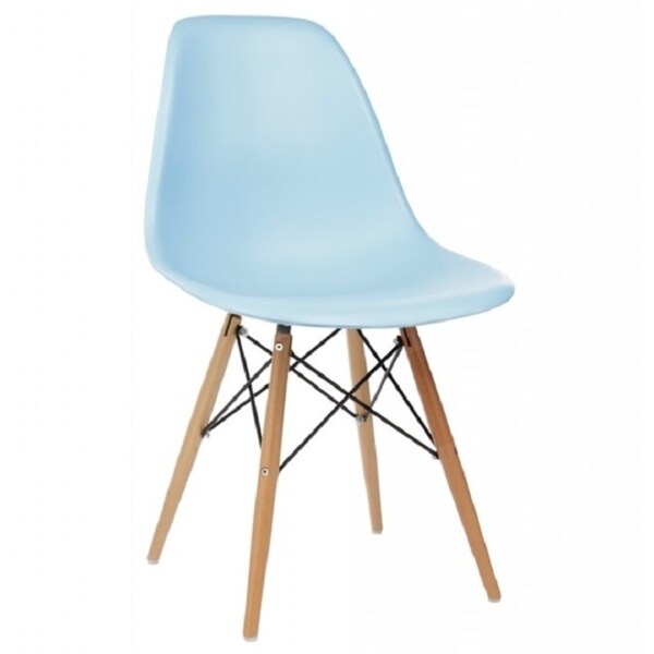 light blue plastic chairs