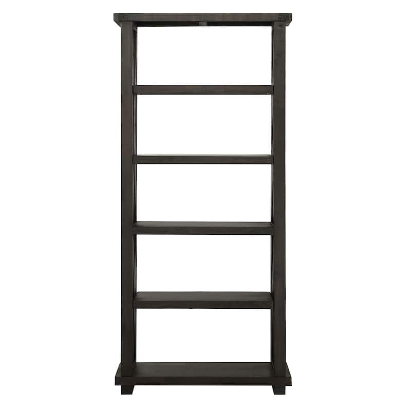 Yosemite Solid Wood 82" Bookshelf in Cafe