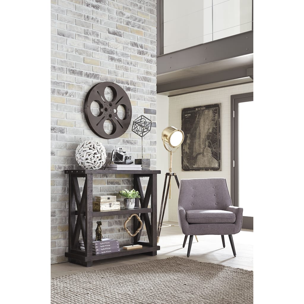 Yosemite Solid Wood 36" Bookshelf in Cafe