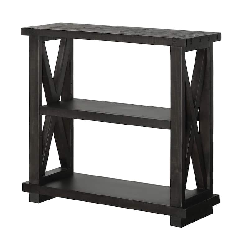 Yosemite Solid Wood 36" Bookshelf in Cafe