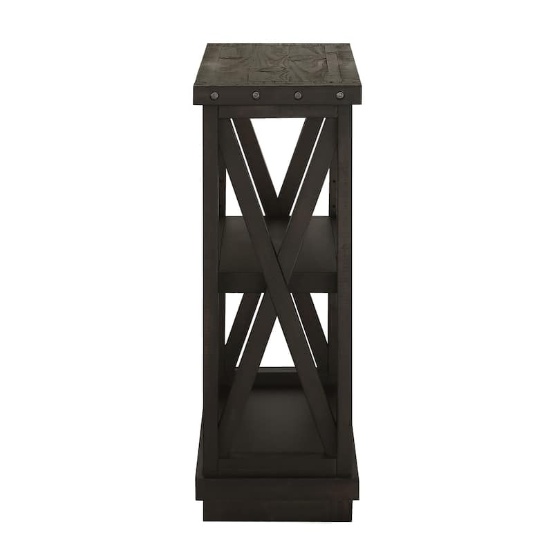 Yosemite Solid Wood 36" Bookshelf in Cafe