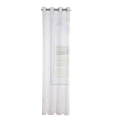 Gouchee Home Zebra White Panel 54 in.x 96 in.