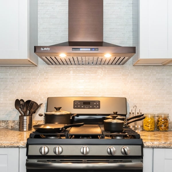 bronze stove hood