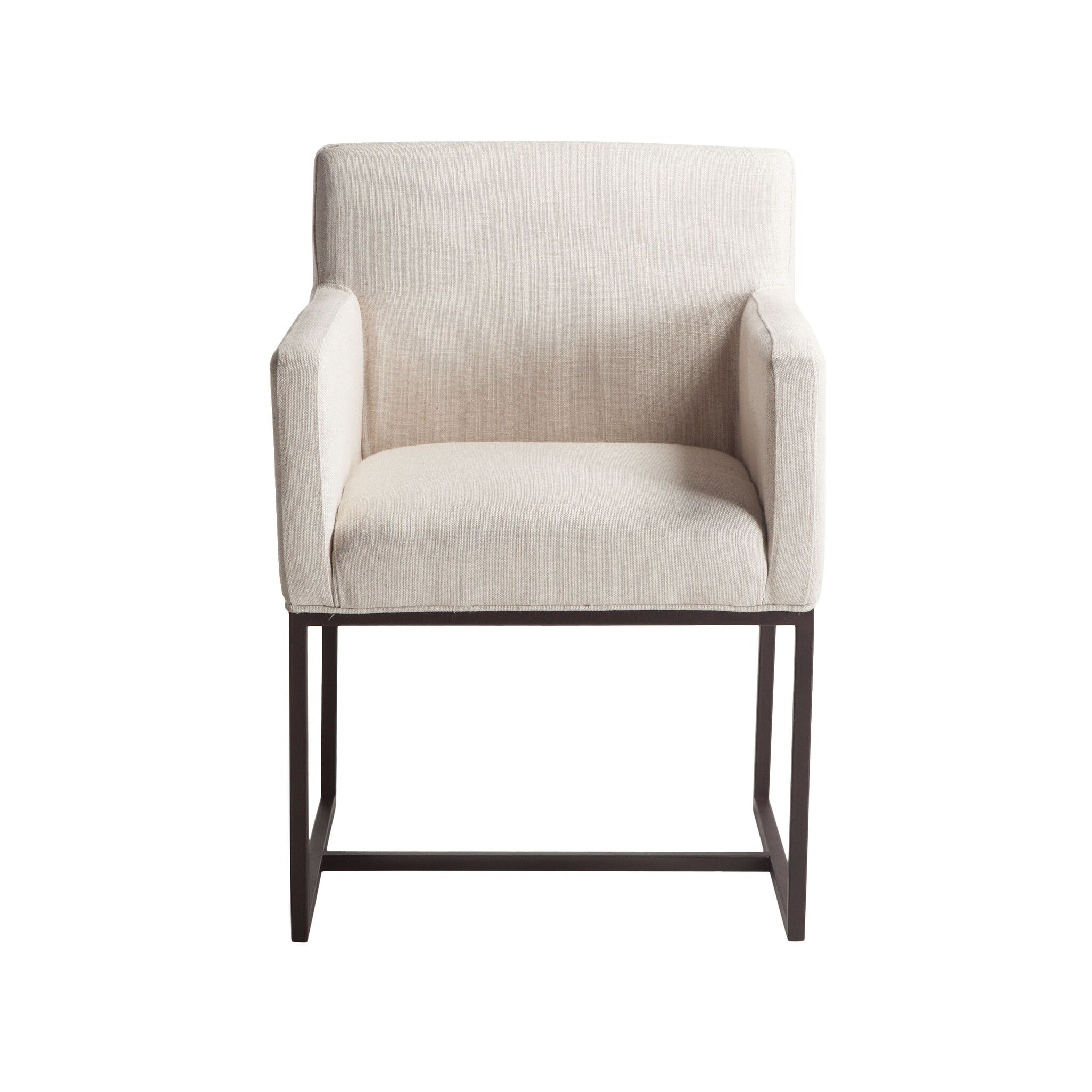 off white armchair