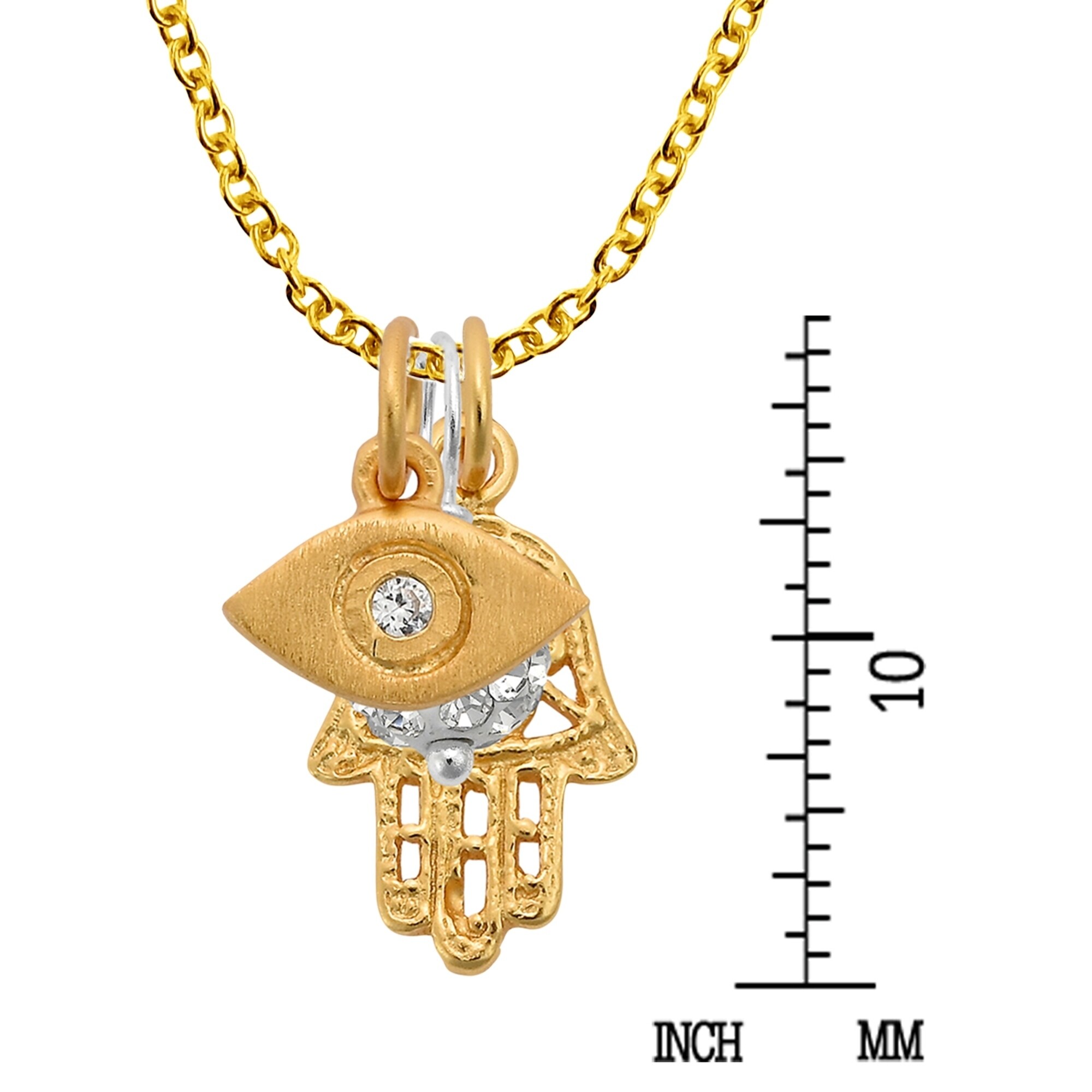 hamsa gold chain