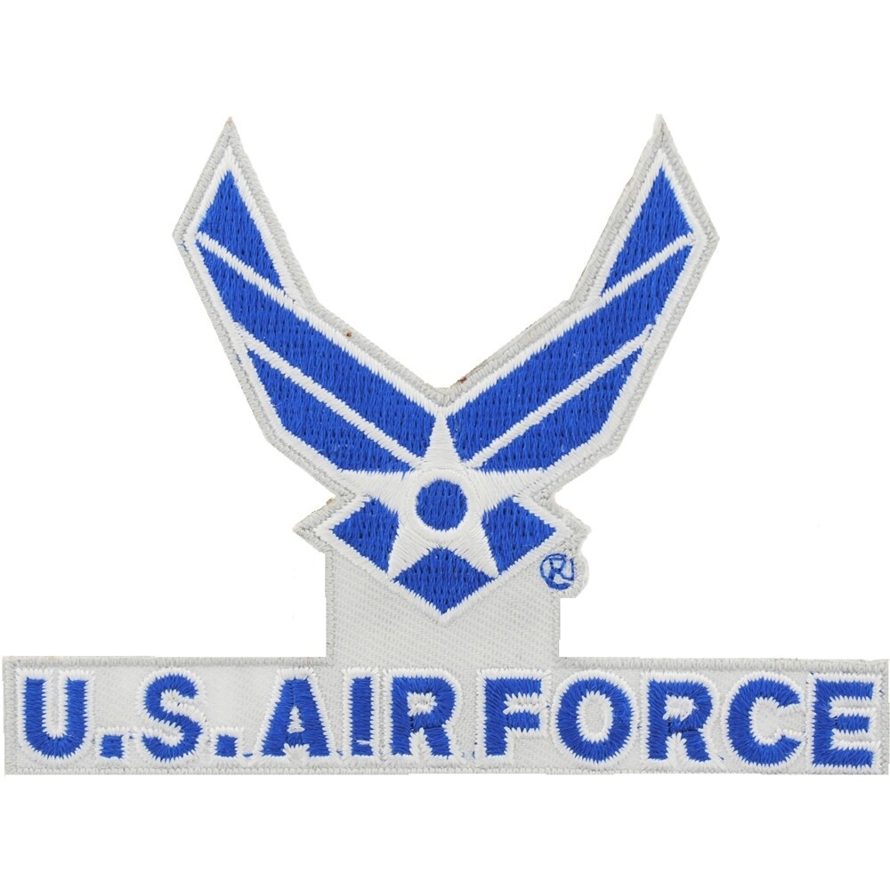 Us Air Force Symbol Patch 3 1 2 By 2 3 4 Inches Overstock 31137396